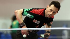 João Monteiro na segunda ronda do WTT Feeder de Caracas em ténis de mesa