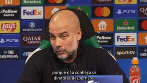 Guardiola rejeita ter interferido na contratação de Hugo Viana: «Não conheço os diretores desportivos»