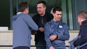 Altos responsáveis do Man. City assistem ao jogo da Youth League na Academia do Sporting