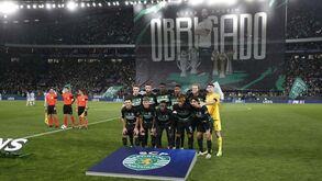 A tarja com que Alvalade agradece a Rúben Amorim