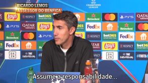 Assessor do Benfica para Bruno Lage: «Assume a responsabilidade»