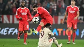Benfica com o pior registo de remates desta Champions
