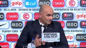 Roberto Martínez: «Blocos baixos? É mais fácil proteger a baliza do que tentar marcar um golo»