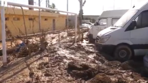 Campos de futebol em Valência estão a ser transformados em 'cemitérios' de carros