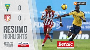 O resumo do Estoril-AVS SAD