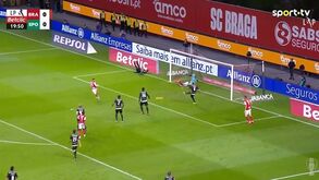 Ricardo Horta colocou o Sp. Braga na frente: jogadores do Sporting pediram falta sobre Israel