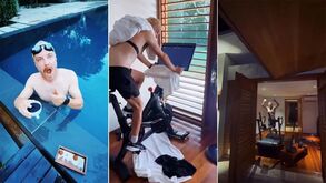 Mini férias da Fórmula 1? Valtteri Bottas completou um Ironman... em casa