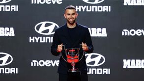Borja Mayoral fica com parte da casa destruída no dia em recebeu prémio de melhor marcador