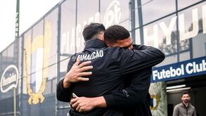 Treino do Famalicão contou com uma visita especial