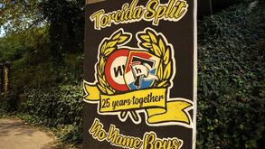 Há registos do Benfica em Split: Estádio Poljud é palco da amizade entre claque do Hajduk e No Name Boys