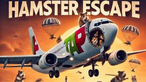 Hamsters invadiram um avião da TAP e os 'memes' não perdoam
