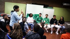 Leões foram à escola assinalar Dia Nacional da Língua Gestual Portuguesa