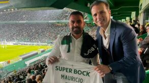 Maurício regressou a Alvalade e assistiu à goleada do Sporting diante do Amarante