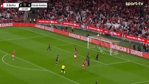 Benfica-Estrela: Di María completou o hat trick em 18 minutos com grande remate de... pé direito
