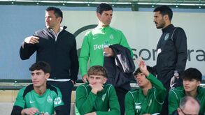 Equipa técnica do plantel principal do Sporting em peso na vitória dos leõezinhos na Youth League