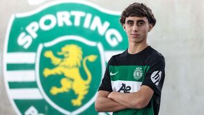 Dinis Santos tem Hjulmand como exemplo e assinou contrato de formação com o Sporting