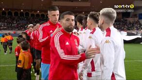 Trubin deixou russo Golovin de mão estendida antes do Monaco-Benfica