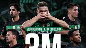 Sporting atinge os 3 milhões de seguidores em duas redes sociais