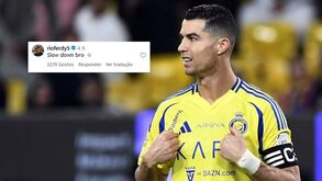 Cristiano Ronaldo voltou a bisar e Rio Ferdinand deixa conselho: «Acalma-te, mano...»