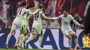 Golo de Tiago Tomás na goleada do Wolfsburgo em casa do RB Leipzig