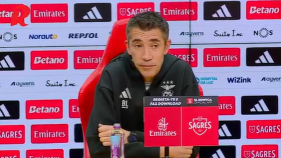 Treinador do Benfica questionado sobre a ida do técnico leonino para Inglaterra