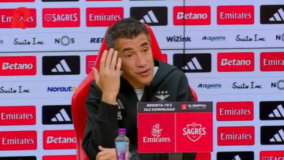 Treinador fala das várias opções no "plantel vasto" do Benfica