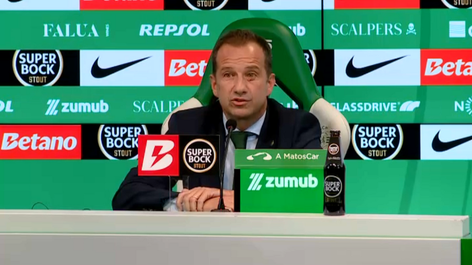 Presidente do Sporting com 'boca' ao Benfica, a propósito do despedimento de Roger Schmidt