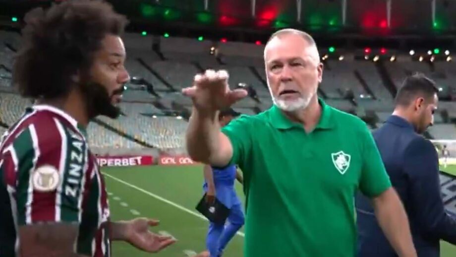 Aconteceu no jogo com o Grémio