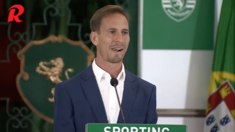 Novo treinador principal do Sporting apresentado em Alvalade