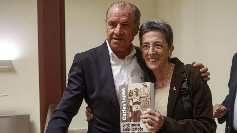 O campeão olímipico foi homenageado 40 anos após entrar na história do desporto português