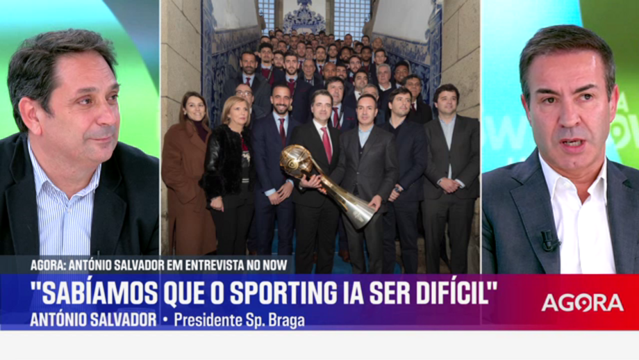 Presidente do Sp. Braga abordou, no programa 'Liga NOW', a possbilidade de o sueco rumar a Manchester com Ruben Amorim