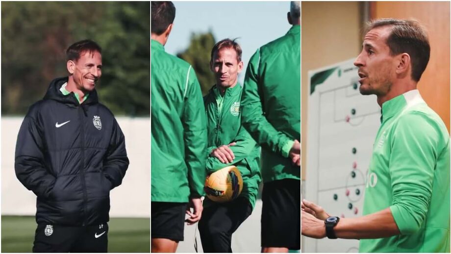 Sucessor de Ruben Amorim deu esta quarta-feira o primeiro treino à equipa principal
