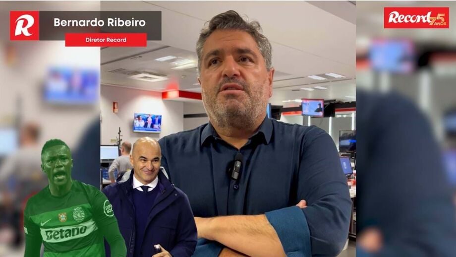 Bernardo Ribeiro, diretor de Record, sobre estreia adiada do jovem do Sporting na Seleção
