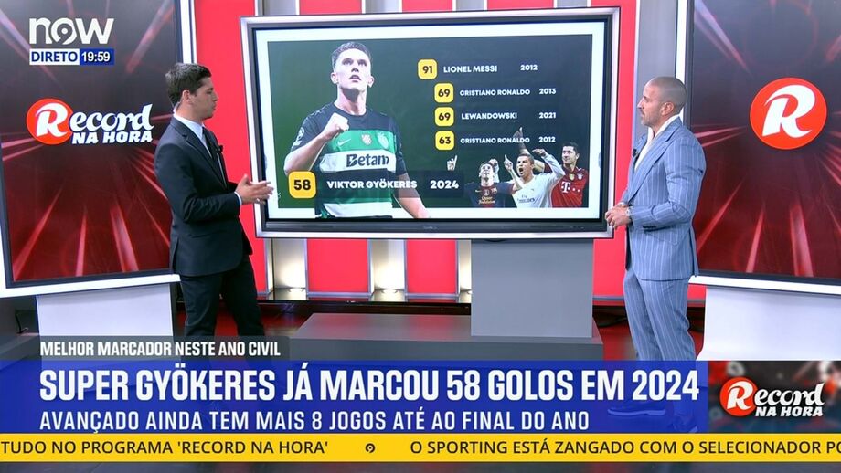 Ex-jogador acredita que avançado do Sporting vai chegar aos 69 golos em 2024
