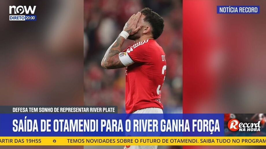 Defesa-central do Benfica tem o sonho de representar o River Plate