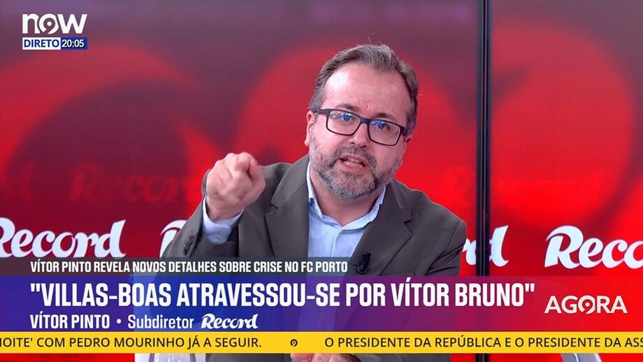 Subdiretor de Record em declarações no programa 'Record na Hora' no Now