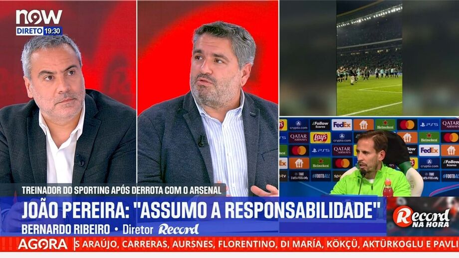 Diretor do Record analisou conferência de imprensa do novo treinador do Sporting