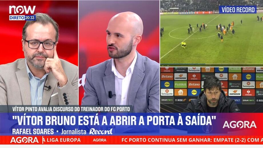 Jornalista de Record analisa discurso do técnico do FC Porto após empate na Liga Europa