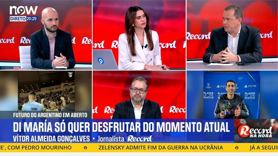 Jornalista do Record considera que há urgência em os encarnados renovarem contrato com o extremo argentino