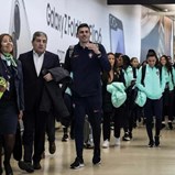 As imagens da chegada da Seleção feminina a Lisboa após mais um feito histórico