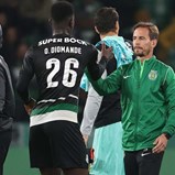 Diomande mais dez: o onze provável do Sporting para o jogo com o Gil Vicente