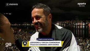 Artur Jorge emocionado com receção dos adeptos após conquista da Libertadores: «Fizemos justiça à história do Botafogo»