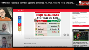 10 Minutos Record: o sprint de Sporting e Benfica, rei Artur Jorge no Rio e a revolta no PSG