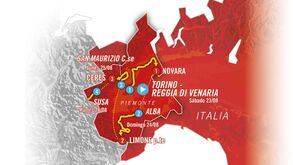 Volta a Espanha de 2025 vai arrancar da região italiana de Piemonte