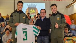 Amine e Tiago Morais em convívio especial