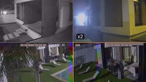 As imagens do assalto à casa de jogador do Sevilha: ladrões estiveram 50 minutos na propriedade