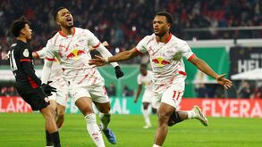 Leipzig elimina Eintracht e segue para os 'quartos' da Taça da Alemanha