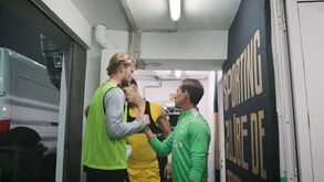 Sporting mostra bastidores da derrota frente ao Moreirense: da 'espera' de João Pereira ao discurso de Hjulmand
