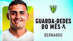 Bernardo Fontes eleito o guarda-redes do mês da 2ª Liga em novembro