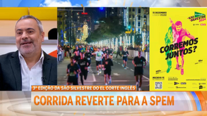 São Silvestre El Corte Inglés é já dia 15: aceite o convite de Sérgio Krithinas e participe na corrida